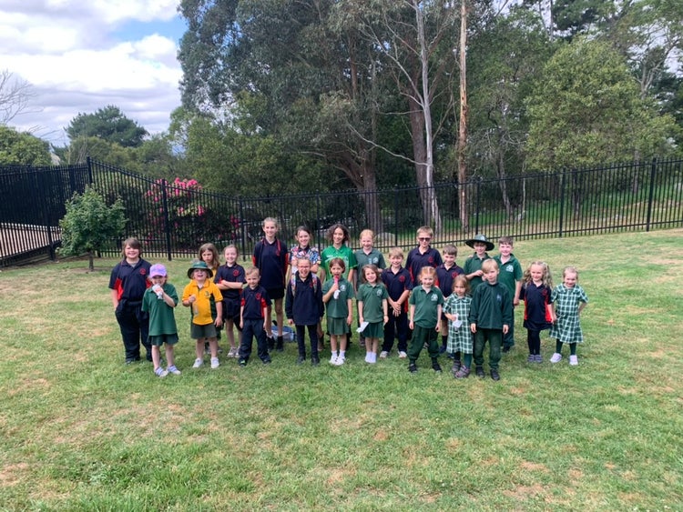students from different schools in group picture