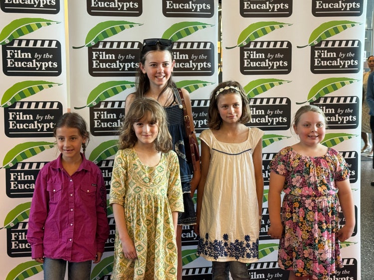 students on red carpet